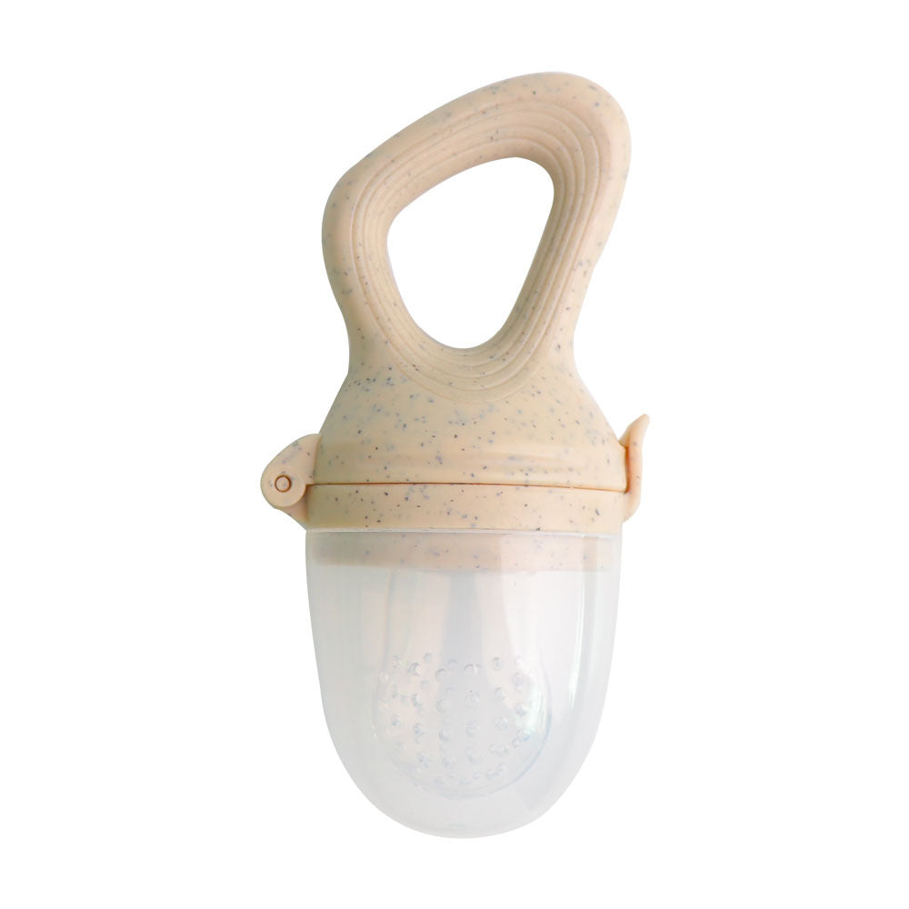 Baby Wheat Straw  Food Feeder Silicone Nipple
