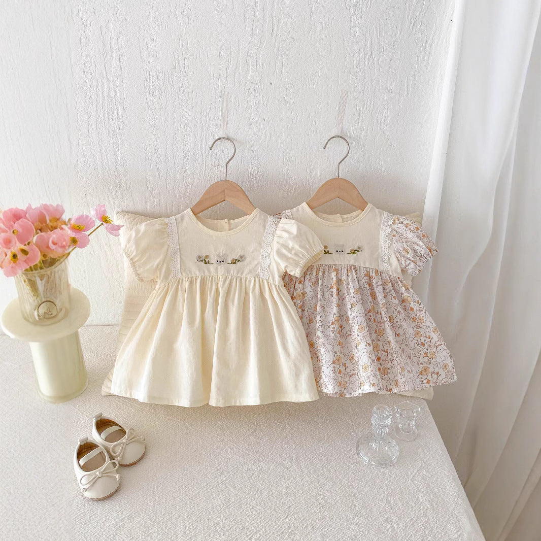 Pure Cotton Lace Baby Dress