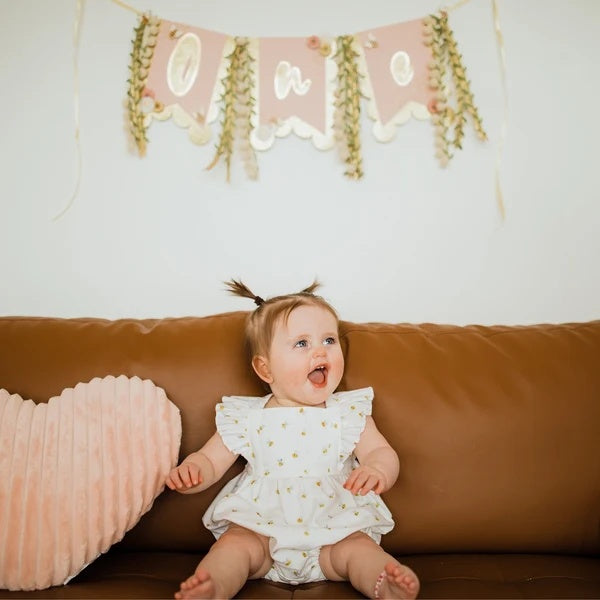 Baby Girl Honeybee Bubble Romper - 1st Bee Day Romper, Infant Bee Birthday Outfit, Cute Bee Romper For Baby